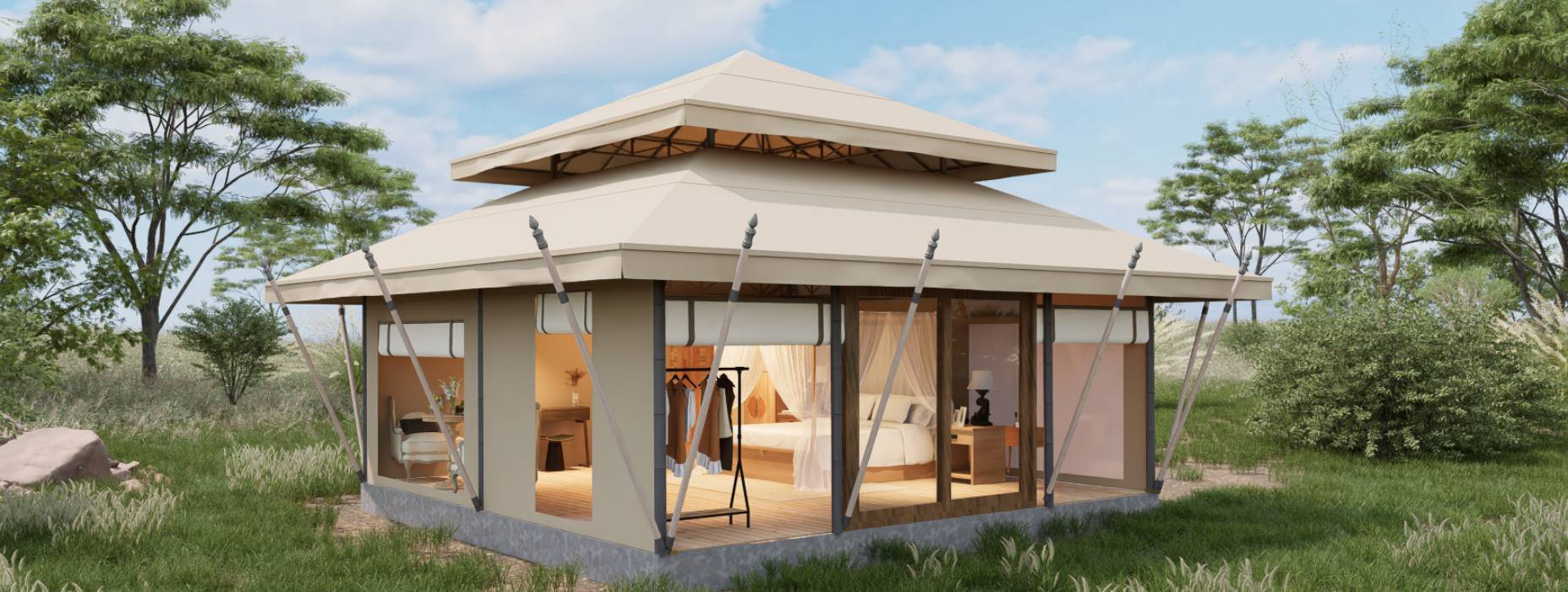 盖州市户外野奢帐篷